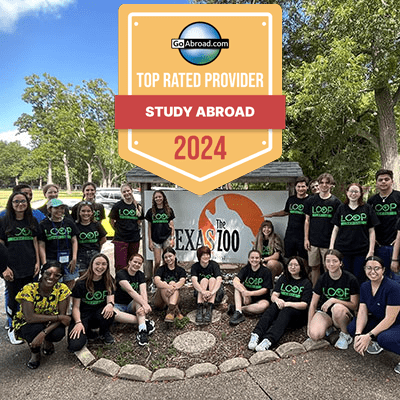 Loop Abroad, recognized by GoAbroad as the top rated study abroad provider of 2024