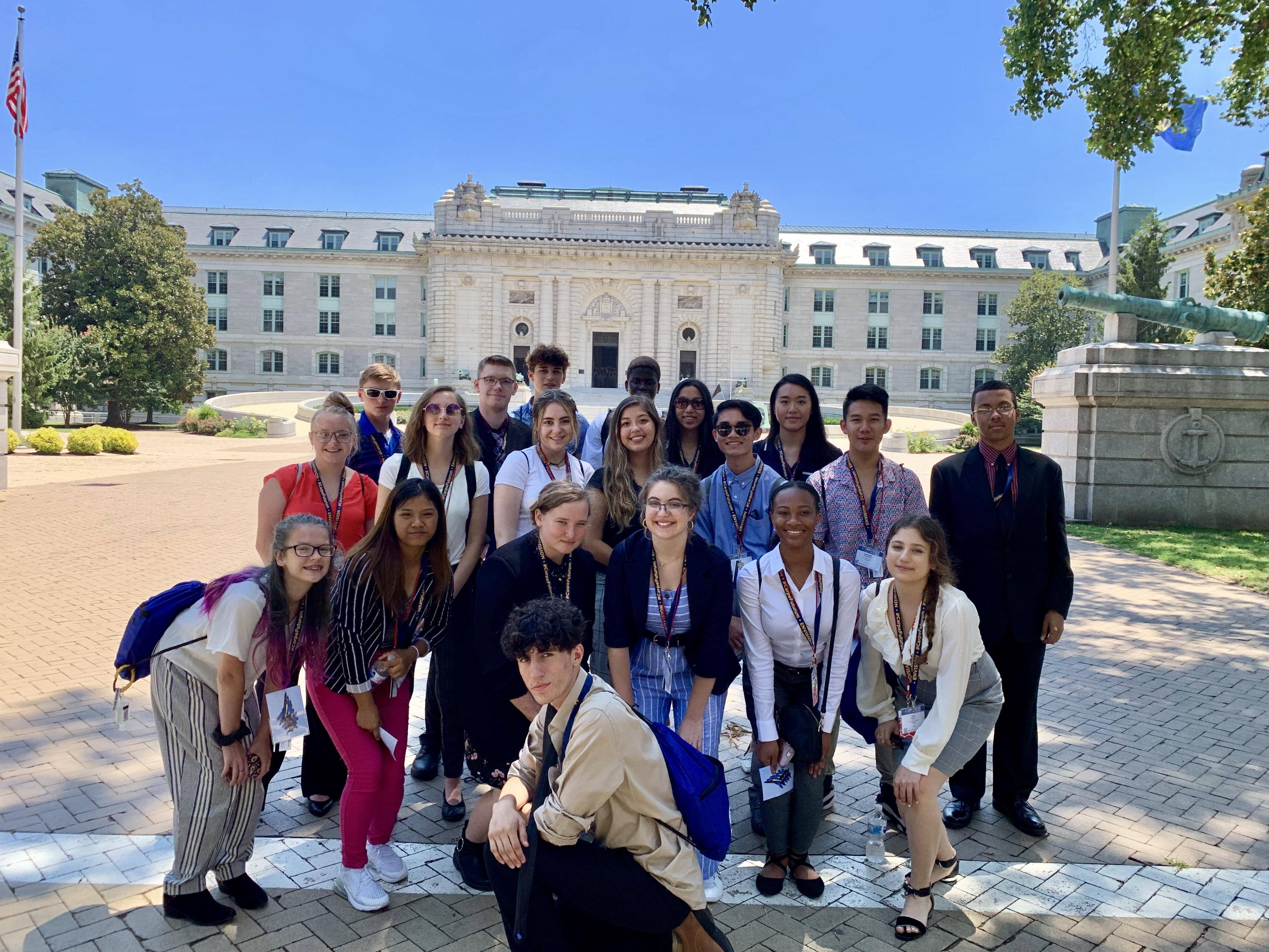 Group of students in D.C.